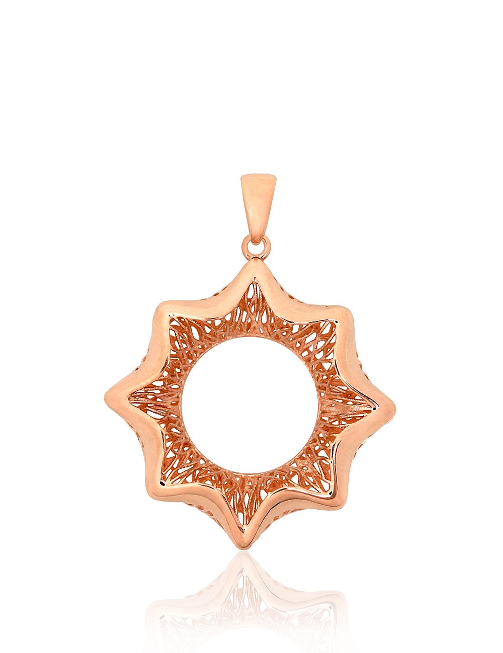 Zelta kulons #1301044(Au-R), Sarkanais Zelts 585°, 1.9 gr. - Rotaslietas Avenique Design