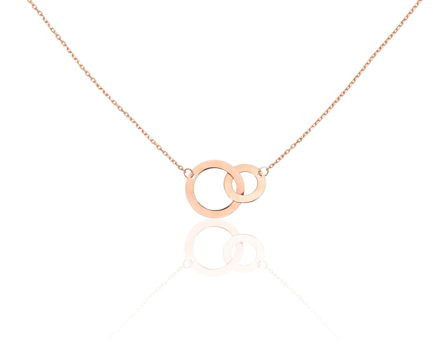 Zelta kaklarota #1500044(Au-R), Sarkanais Zelts 585°, garums: 42 cm, 1.41 gr. - Rotaslietas Avenique Design