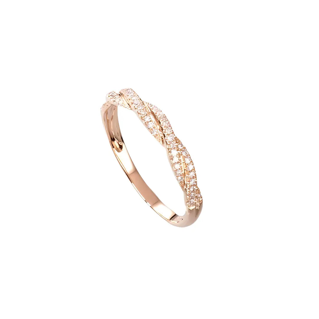 Zelta gredzens ar briljantiem - Rotaslietas Avenique Design